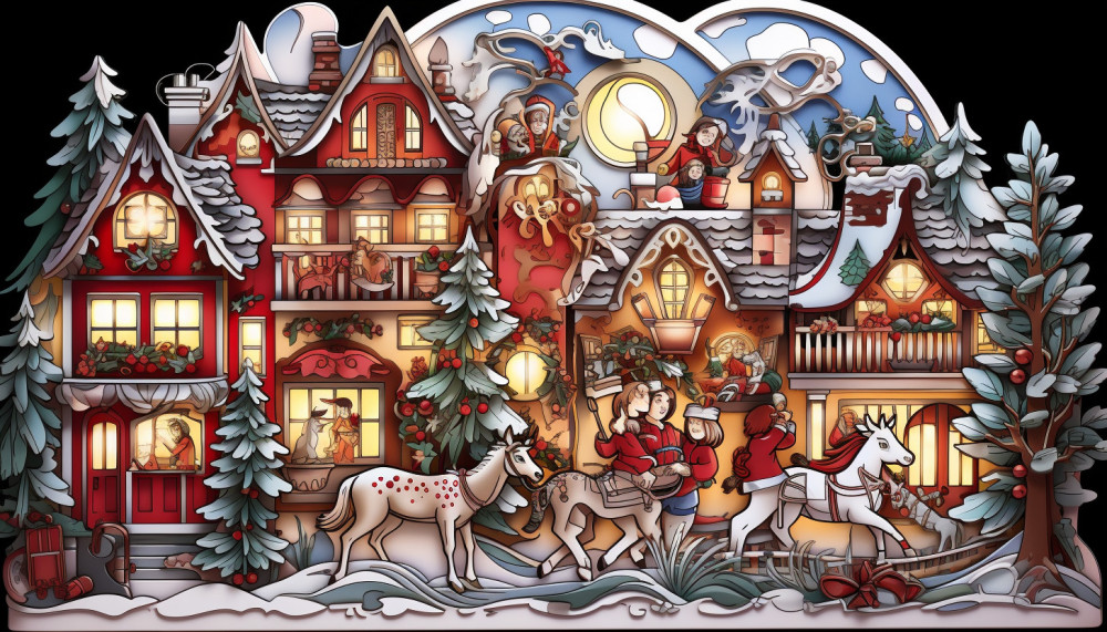 La technologie derrière la création de dessins de Noël interactifs à colorier