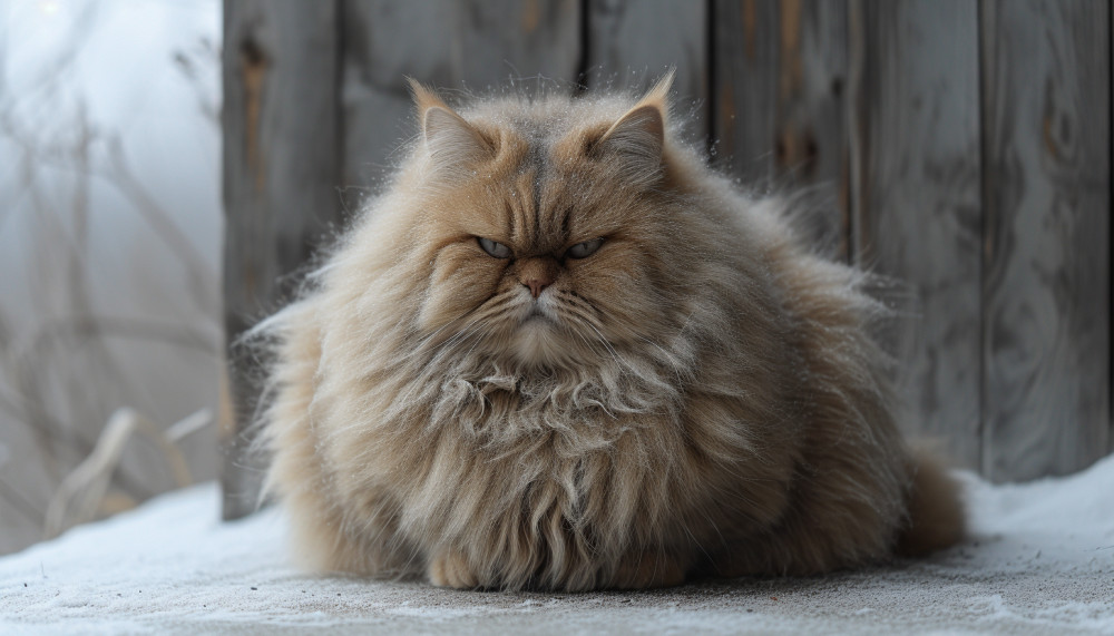 Divers - Un chat retrouvé avec une énorme fourrure sur le corps